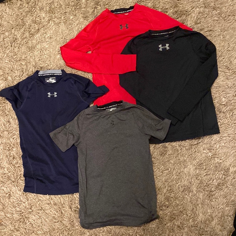 Boys Under Armour shirts